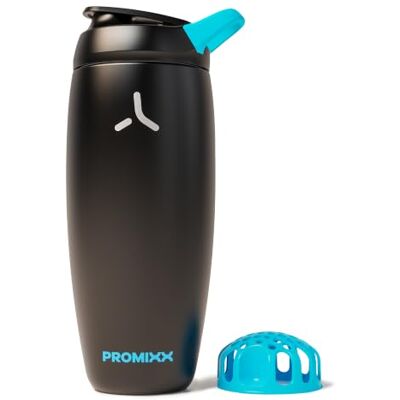 PROMIXX Pursuit Geïsoleerde Shaker – 700ml Dubbelwandig Roestvrij Staal Eiwitmixer met Snap-Fit voor IJskoude Shakes – Lekvrij voor Fitness en Reizen – Zwart PROMIXX Pursuit Geïsoleerde Shaker – 700ml Dubbelwandig Roestvrij Staal Eiwitmixer met Snap-Fit voor IJskoude Shakes – Lekvrij voor Fitness en Reizen – Zwart