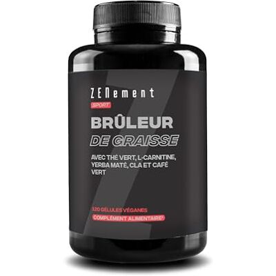 Zenement Brûleur de Graisses avec 9 Ingrédients Clés Thé Vert, L-Carnitine et Café Vert Forte Dose de Yerba Maté (300 mg) et CLA (250 mg) 2 Gélules par Jour 120 Gélules Véganes Zenement Brûleur de Graisses avec 9 Ingrédients Clés Thé Vert, L-Carnitine et Café Vert Forte Dose de Yerba Maté (300 mg) et CLA (250 mg) 2 Gélules par Jour 120 Gélules Véganes
