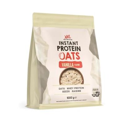 XXL Nutrition Instant Protein Oats Petit Déj' Protéiné, Flocons Vanille 1000 grammes XXL Nutrition Instant Protein Oats Petit Déj' Protéiné, Flocons Vanille 1000 grammes
