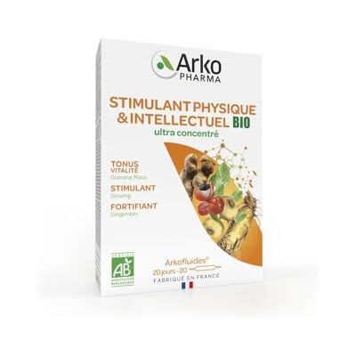 Arkopharma Arkofluide bio stimulant physique 20x10ml ampoules Arkopharma Arkofluide bio stimulant physique 20x10ml ampoules