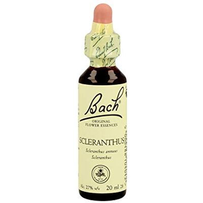 Bach Fleur de Scleranthus, complément alimentaire, extrait de fleurs de scleranthus, raisin d'Alc 27% Vol, aide à gérer les émotions lorsque vous voulez prendre des décisions 20 ml Bach Fleur de Scleranthus, complément alimentaire, extrait de fleurs de scleranthus, raisin d'Alc 27% Vol, aide à gérer les émotions lorsque vous voulez prendre des décisions 20 ml