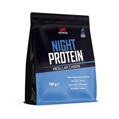 XXL Nutrition Night Protein Jusqu'à 89% Protéine, Caséine Vanille 750 grammes XXL Nutrition Night Protein Jusqu'à 89% Protéine, Caséine Vanille 750 grammes