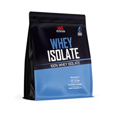 XXL Nutrition Whey Isolate 90% Protéines, 0,8% Lactose Fraise 2500g (83 shakes) XXL Nutrition Whey Isolate 90% Protéines, 0,8% Lactose Fraise 2500g (83 shakes)