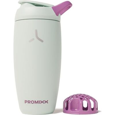 PROMIXX Pursuit Geïsoleerde Shaker – 550ml Dubbelwandig Roestvrij Staal Eiwitmixer met Snap-Fit voor IJskoude Shakes – Lekvrij voor Fitness en Reizen – Zeegrasgroen PROMIXX Pursuit Geïsoleerde Shaker – 550ml Dubbelwandig Roestvrij Staal Eiwitmixer met Snap-Fit voor IJskoude Shakes – Lekvrij voor Fitness en Reizen – Zeegrasgroen