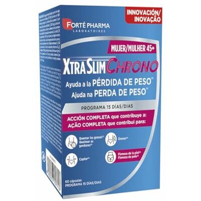 Forte Pharma XTRASLIM CHRONO FEMME 45+ 60 unités Forte Pharma XTRASLIM CHRONO FEMME 45+ 60 unités