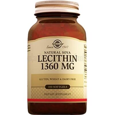 Solgar Lécithine de soja 1 360 mg Solgar Lécithine de soja 1 360 mg