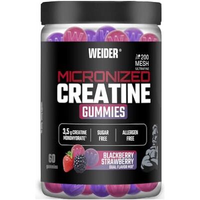 Weider Premium Creapure Gommes (60) Blackberry Strawberry Créatine Creapure Weider Premium Creapure Gommes (60) Blackberry Strawberry Créatine Creapure