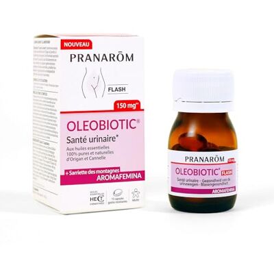 Pranarôm Pranarom Oleobiotic® santé urinaire FLASH 15 capsules Pranarôm Pranarom Oleobiotic® santé urinaire FLASH 15 capsules