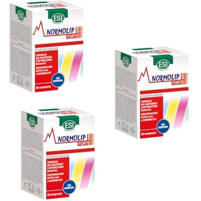 ESI Normolip 5 Forte 60 comprimés (3 boîtes de 60 cpr) ESI Normolip 5 Forte 60 comprimés (3 boîtes de 60 cpr)