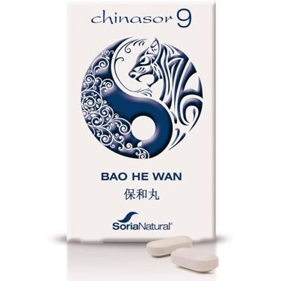 Soria Natural Chinasor 09 Bao He Wan 30 comprimés Soria Natural Chinasor 09 Bao He Wan 30 comprimés