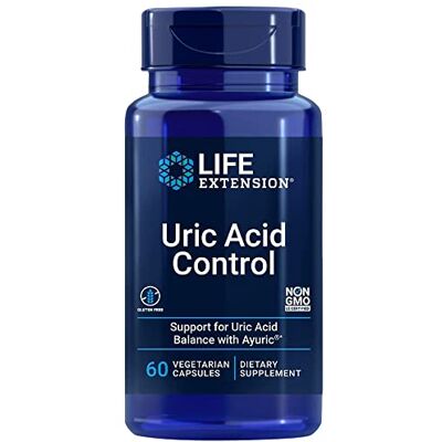 Life Extension , Uric Acid Control (contrôle de l'acide urrique), Terminalia Bellirica 500 mg, 60 capsules végétaliennes, testées en laboratoire, sans gluten, végétarien, sans soja, sans OGM Life Extension , Uric Acid Control (contrôle de l'acide urrique), Terminalia Bellirica 500 mg, 60 capsules végétaliennes, testées en laboratoire, sans gluten, végétarien, sans soja, sans OGM
