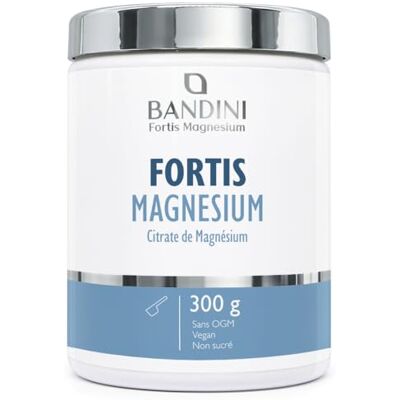 BANDINI ® FORTIS MAGNESIUM 300g Supplément Alimentaire Magnésium en Poudre Réduit Stress, Fatigue, Anxiété Favorise la digestion et soutient la musculation Assimile les Vitamines 100% Vegan BANDINI ® FORTIS MAGNESIUM 300g Supplément Alimentaire Magnésium en Poudre Réduit Stress, Fatigue, Anxiété Favorise la digestion et soutient la musculation Assimile les Vitamines 100% Vegan