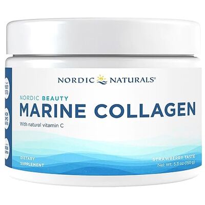 Nordic Naturals , Poudre DHA Xtra pour enfants, 150 g, 4200 mg de collagène et 45 mg de vitamine C par dose, goût fraise, sans gluten, sans OGM Nordic Naturals , Poudre DHA Xtra pour enfants, 150 g, 4200 mg de collagène et 45 mg de vitamine C par dose, goût fraise, sans gluten, sans OGM