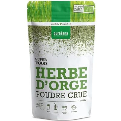 Purasana Herbe d'orge en poudre 200 g bio * Purasana Herbe d'orge en poudre 200 g bio *