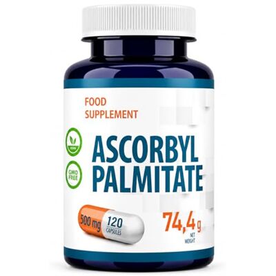 Hepatica Ascorbyl Palmitate 500mg 120 Vegane Kapseln, LABORGEPRÜFT von AGROLAB DEUTSCHLAND, hohe Stärke, keine Füllstoffe oder Bulker, keine GMO**G Hepatica Ascorbyl Palmitate 500mg 120 Vegane Kapseln, LABORGEPRÜFT von AGROLAB DEUTSCHLAND, hohe Stärke, keine Füllstoffe oder Bulker, keine GMO**G