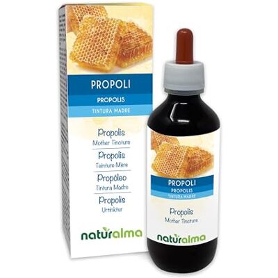 Naturalma Propolis (Propolis) résine Teinture Mère hydroalcoolique Extrait liquide gouttes 200 ml Complément alimentaire Naturalma Propolis (Propolis) résine Teinture Mère hydroalcoolique Extrait liquide gouttes 200 ml Complément alimentaire