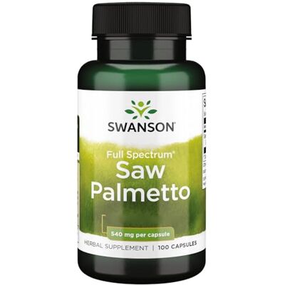Swanson , Saw Palmetto, 540 mg, 100 gélules, dosage élevé, testé en laboratoire, sans soja, sans gluten, sans OGM Swanson , Saw Palmetto, 540 mg, 100 gélules, dosage élevé, testé en laboratoire, sans soja, sans gluten, sans OGM