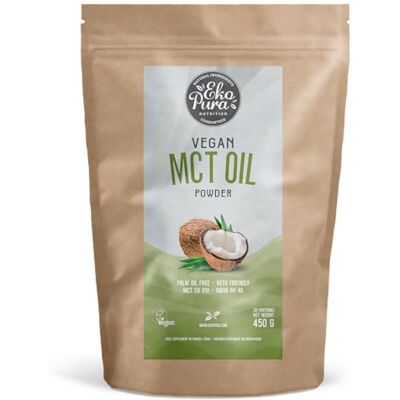 Ekopura Poudre d'huile végétalienne MCT 450 g C8/C10 MCT Rapport 60/40 Faible teneur en glucides Sans lactose et sans sucre Qualité supérieure, facilement absorbée et digérée 30 portions Goût neutre Ekopura Poudre d'huile végétalienne MCT 450 g C8/C10 MCT Rapport 60/40 Faible teneur en glucides Sans lactose et sans sucre Qualité supérieure, facilement absorbée et digérée 30 portions Goût neutre