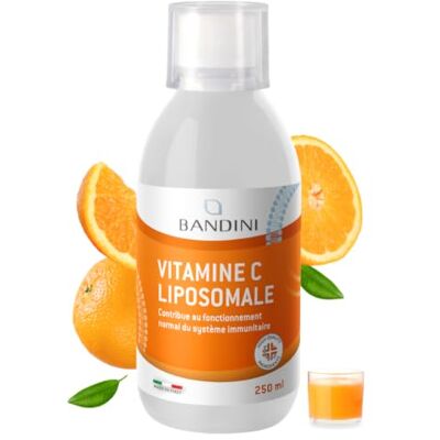 BANDINI ® Vitamine C Liposomale 1000 mg Complément Liquide 250 ml Dosage Puissant et Absorption Maximale Système Immunitaire & Fatigue 100% Vit C Acide Ascorbique Biodisponible Vegan BANDINI ® Vitamine C Liposomale 1000 mg Complément Liquide 250 ml Dosage Puissant et Absorption Maximale Système Immunitaire & Fatigue 100% Vit C Acide Ascorbique Biodisponible Vegan