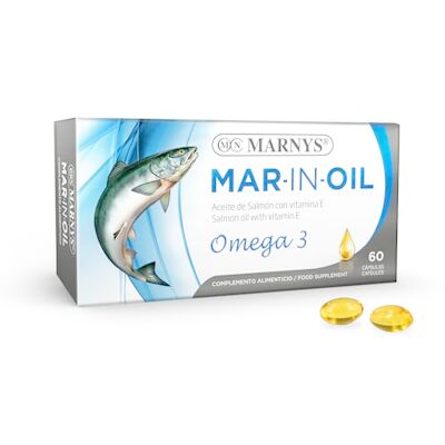 Marnys Mar In Oil (Ace de saumon 500 Mg) 60 Perles 50 g Marnys Mar In Oil (Ace de saumon 500 Mg) 60 Perles 50 g