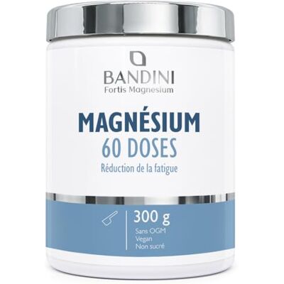 BANDINI ® MAGNÉSIUM en Poudre 300g Source de Citrate de Magnesium Réduction Stress, Fatigue et Anxiété Favorise la digestion, soutient os, muscles et memoire Pure Mag 100% Vegan Sans OGM BANDINI ® MAGNÉSIUM en Poudre 300g Source de Citrate de Magnesium Réduction Stress, Fatigue et Anxiété Favorise la digestion, soutient os, muscles et memoire Pure Mag 100% Vegan Sans OGM