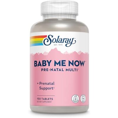 SOLARAY Baby Me Now Lot de 150 tablettes prénatales SOLARAY Baby Me Now Lot de 150 tablettes prénatales