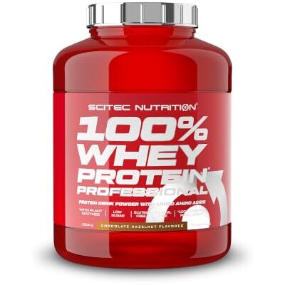 Scitec Nutrition 100% Whey Protein Professional Complexe de whey Concentré et isolat de lactosérum avec enzymes digestives protéines pour les muscles 1816 g, Chocolat-Noisette Scitec Nutrition 100% Whey Protein Professional Complexe de whey Concentré et isolat de lactosérum avec enzymes digestives protéines pour les muscles 1816 g, Chocolat-Noisette