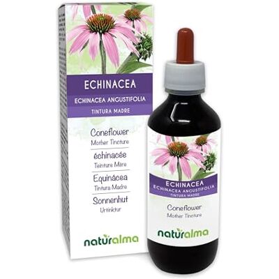 Naturalma Échinacée (Echinacea angustifolia) racines Teinture Mère sans alcool Extrait liquide gouttes 200 ml Complément alimentaire Végétalien ou végan Naturalma Échinacée (Echinacea angustifolia) racines Teinture Mère sans alcool Extrait liquide gouttes 200 ml Complément alimentaire Végétalien ou végan