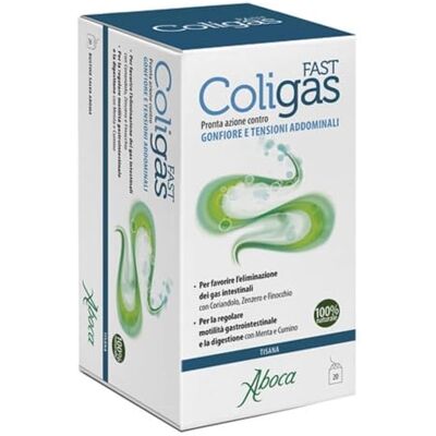 Aboca Coligas Fast Tisana 20 Sachets Aboca Coligas Fast Tisana 20 Sachets