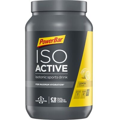 Powerbar Isoactive Lemon 1320g Boisson Isotonique pour Sportifs 5 Électrolytes + C2MAX Powerbar Isoactive Lemon 1320g Boisson Isotonique pour Sportifs 5 Électrolytes + C2MAX