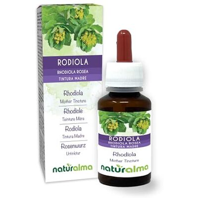 Naturalma Rhodiole ou Orpin rose (Rhodiola rosea ou Sedum roseum) racines Teinture Mère sans alcool Extrait liquide gouttes 60 ml Complément alimentaire Végétalien ou végan Naturalma Rhodiole ou Orpin rose (Rhodiola rosea ou Sedum roseum) racines Teinture Mère sans alcool Extrait liquide gouttes 60 ml Complément alimentaire Végétalien ou végan