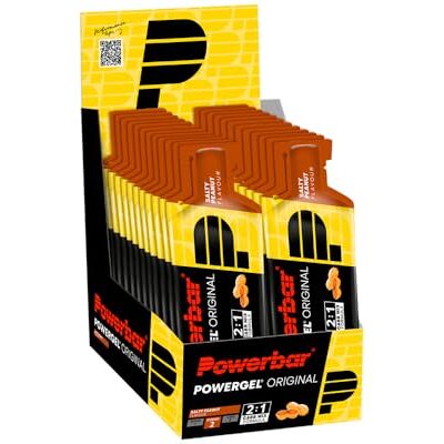 Powerbar PowerGel Original Salty Peanut 24x41g Gel Énergétique à Haute Teneur en Carbone + C2MAX + Sodium Powerbar PowerGel Original Salty Peanut 24x41g Gel Énergétique à Haute Teneur en Carbone + C2MAX + Sodium
