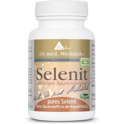 Biotikon Sélénite Dr Michalzik 110 μg de sélénium 90 gélules 110 μg de sélénium Fabrication allemande Sans additifs Biotikon Sélénite Dr Michalzik 110 μg de sélénium 90 gélules 110 μg de sélénium Fabrication allemande Sans additifs