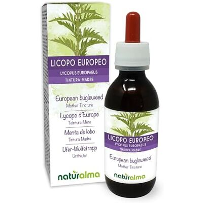 Naturalma Lycope d'Europe ou Patte de loup (Lycopus europaeus) herbe Teinture Mère sans alcool Extrait liquide gouttes 120 ml Complément alimentaire Végétalien ou végan Naturalma Lycope d'Europe ou Patte de loup (Lycopus europaeus) herbe Teinture Mère sans alcool Extrait liquide gouttes 120 ml Complément alimentaire Végétalien ou végan