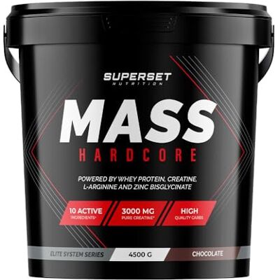 SUPERSET NUTRITION Mass Hardcore (4,5kg) Gainers Plus de calories, plus de masse, plus de force ! SUPERSET NUTRITION Mass Hardcore (4,5kg) Gainers Plus de calories, plus de masse, plus de force !