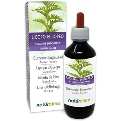 Naturalma Lycope d'Europe ou Patte de loup (Lycopus europaeus) herbe Teinture Mère sans alcool Extrait liquide gouttes 200 ml Complément alimentaire Végétalien ou végan Naturalma Lycope d'Europe ou Patte de loup (Lycopus europaeus) herbe Teinture Mère sans alcool Extrait liquide gouttes 200 ml Complément alimentaire Végétalien ou végan