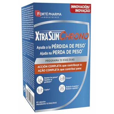 Forte Pharma Collagène Forté Pharma XTRASLIM Chrono 60 Unités Marque : Forté Pharma EAN : 8435373707706 Forte Pharma Collagène Forté Pharma XTRASLIM Chrono 60 Unités Marque : Forté Pharma EAN : 8435373707706