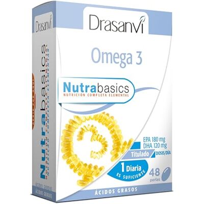 Drasanvi Oméga 3 1000 Mg 48 Perles Nutravasiques 1 pièce Drasanvi Oméga 3 1000 Mg 48 Perles Nutravasiques 1 pièce