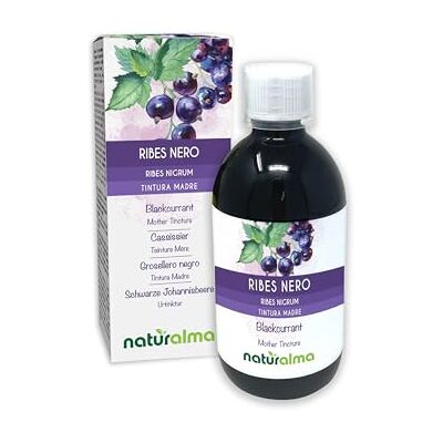 Naturalma Cassissier (Ribes nigrum) feuilles et fruits Teinture Mère sans alcool Extrait liquide gouttes 500 ml Complément alimentaire Végétalien ou végan Naturalma Cassissier (Ribes nigrum) feuilles et fruits Teinture Mère sans alcool Extrait liquide gouttes 500 ml Complément alimentaire Végétalien ou végan