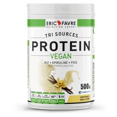 ERIC FAVRE Protéines végétaliennes à la vanille par 750 g ERIC FAVRE Protéines végétaliennes à la vanille par 750 g