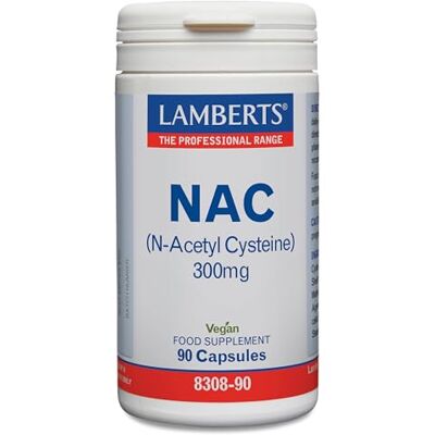 Lamberts N-acétylcystéine 90 Capsules de Lamberts N-acétylcystéine 90 Capsules de