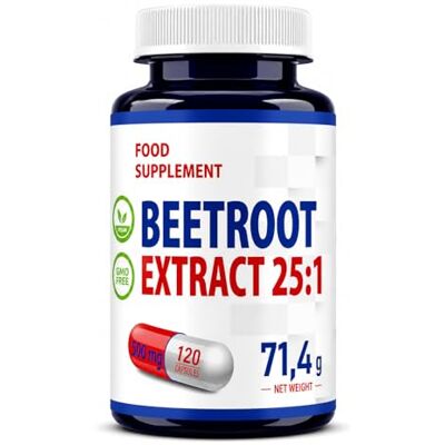 Hepatica Extrait de Betterave 12.500 mg Équivalent Extrait 25:1 500 mg Beta Vulgaris 120 Gélules Véganes GMP & laboratoire indépendant Hepatica Extrait de Betterave 12.500 mg Équivalent Extrait 25:1 500 mg Beta Vulgaris 120 Gélules Véganes GMP & laboratoire indépendant