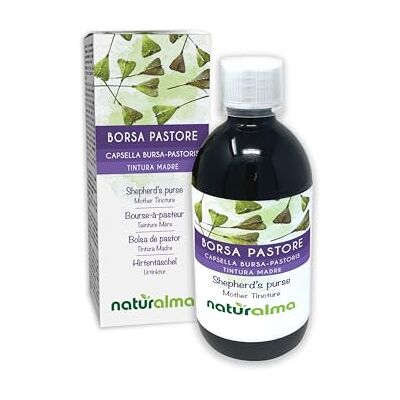 Naturalma Bourse-à-pasteur (Capsella bursa-pastoris) herbe Teinture Mère sans alcool Extrait liquide gouttes 500 ml Complément alimentaire Végétalien ou végan Naturalma Bourse-à-pasteur (Capsella bursa-pastoris) herbe Teinture Mère sans alcool Extrait liquide gouttes 500 ml Complément alimentaire Végétalien ou végan
