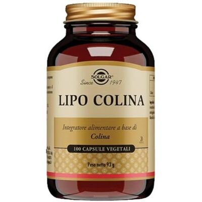Solgar Lipo Choline Complément fonction hépatique, 100 gélules végétales Solgar Lipo Choline Complément fonction hépatique, 100 gélules végétales