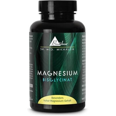 Biotikon Bisglycinate de magnésium Dr. Michalzik 120 gélules 1500-3000 mg de bisglycinate de magnésium • Capsules végétaliennes • Fabrication allemande propre • Sans additifs Biotikon Bisglycinate de magnésium Dr. Michalzik 120 gélules 1500-3000 mg de bisglycinate de magnésium • Capsules végétaliennes • Fabrication allemande propre • Sans additifs