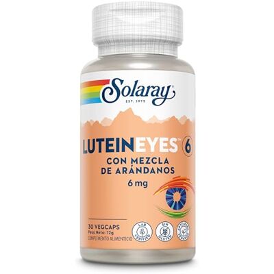 SOLARAY Lutein Eyes 6mg Lutéine 30 VegCaps SOLARAY Lutein Eyes 6mg Lutéine 30 VegCaps