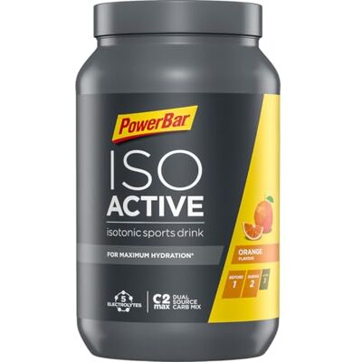 Powerbar Isoactive Orange 1320g Boisson Isotonique pour Sportifs 5 Électrolytes + C2MAX Powerbar Isoactive Orange 1320g Boisson Isotonique pour Sportifs 5 Électrolytes + C2MAX