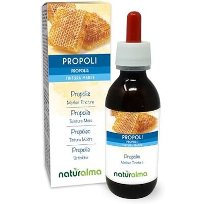 Naturalma Propolis (Propolis) résine Teinture Mère hydroalcoolique Extrait liquide gouttes 120 ml Complément alimentaire Naturalma Propolis (Propolis) résine Teinture Mère hydroalcoolique Extrait liquide gouttes 120 ml Complément alimentaire