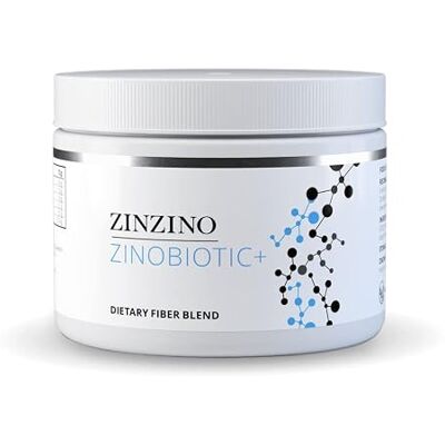 ZinZino Zinobiotic+ Poudre de fibres alimentaires – Complexe multi-fibres – Coquilles de psyllium et farine de guar – Santé intestinale – Débarrassement du ventre – Renforcement du système immunitaire ZinZino Zinobiotic+ Poudre de fibres alimentaires – Complexe multi-fibres – Coquilles de psyllium et farine de guar – Santé intestinale – Débarrassement du ventre – Renforcement du système immunitaire