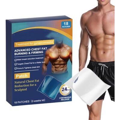 Generic Patchs gainants pour le corps – Patchs adhésifs confortables, réduction de la poitrine, pratiques et sûrs à utiliser, pour homme après l'entraînement, la maison et les voyages Generic Patchs gainants pour le corps – Patchs adhésifs confortables, réduction de la poitrine, pratiques et sûrs à utiliser, pour homme après l'entraînement, la maison et les voyages